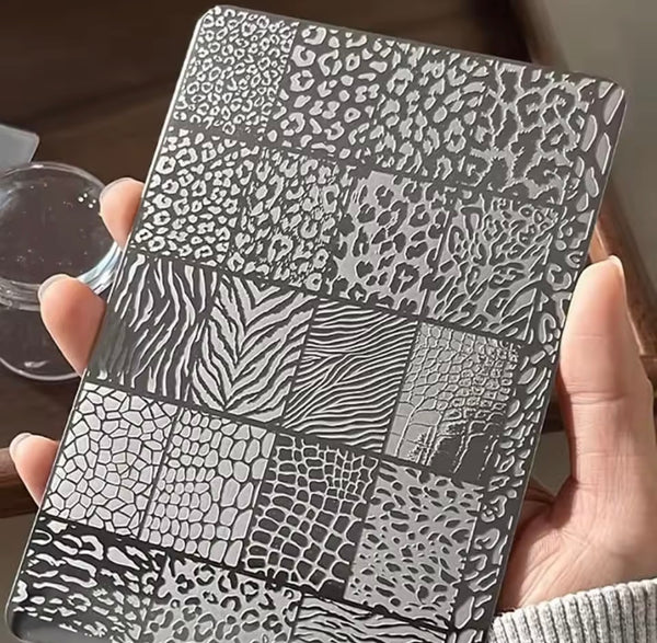 Leopard Animal Print Stamping Plate