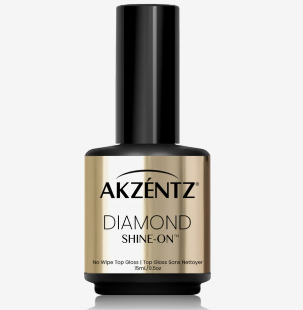 AKZENTZ Diamond Shine-On Tack Free Top Coat 15ml/5ml