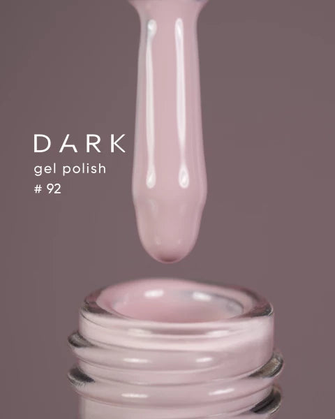 Dark gel polish 92, 10 ml