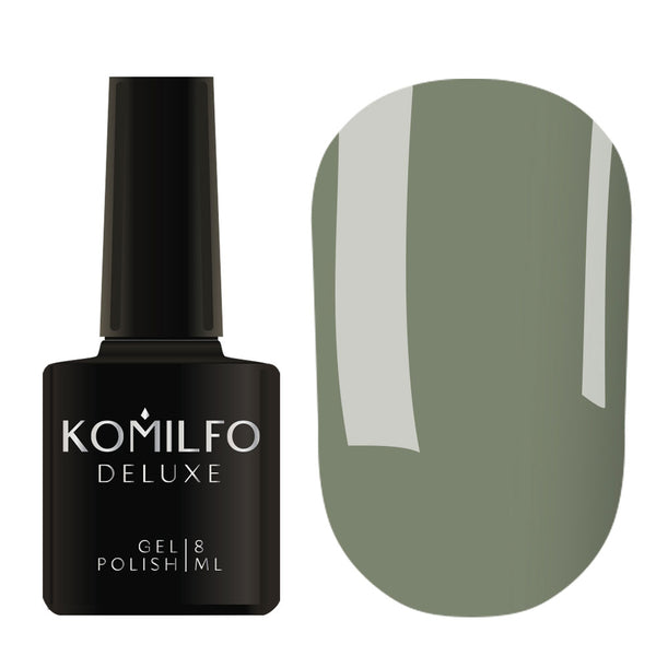 KOMILFO GEL POLISH DELUXE SERIES D279 (DARK OLIVE, ENAMEL), 8 ML