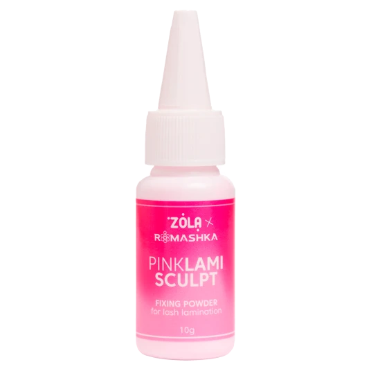 ZOLA x Romashka Fixing powder for lash lamination Pink LamiSculpt 10 g