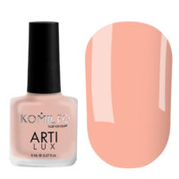 KOMILFO ARTILUX 002 NAIL REGULAR POLISH(NOT A GEL)(PINK, TRANSLUCENT FOR A COAT, ENAMEL), 8 ML 222002