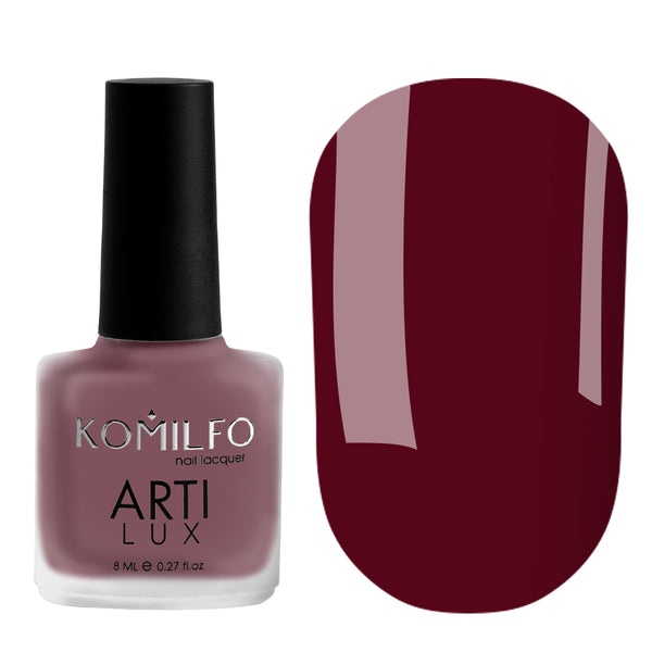KOMILFO ARTILUX 023 ЗВИЧАЙНИЙ ЛАК ДЛЯ НІГТІВ (НЕ ГЕЛЬ) (БОРДОВИЙ, ЕМАЛЬ), 8 МЛ 222023