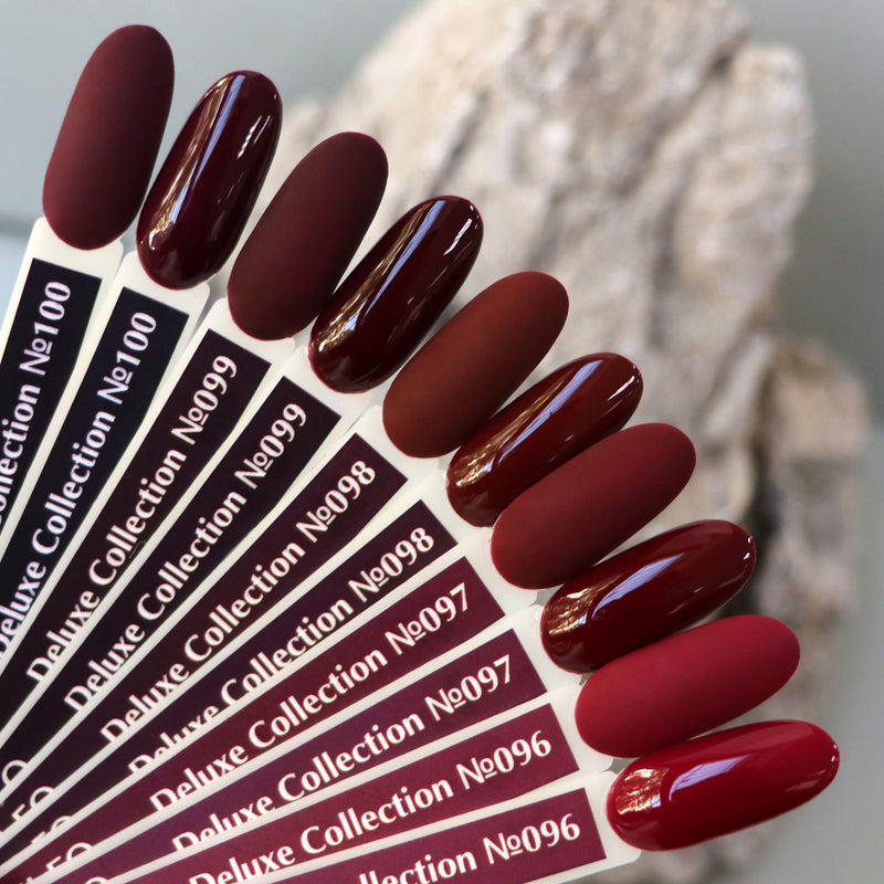 KOMILFO GEL POLISH DELUXE SERIES D099 (WINE, ENAMEL), 8 ML