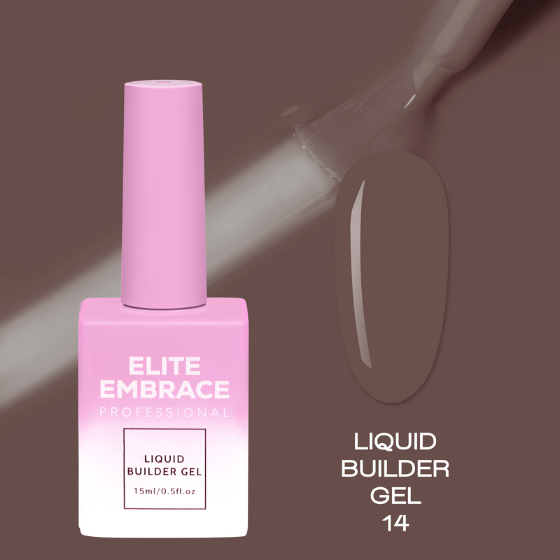 ELITE EMBRACE Professional Liquid Builder Gel 14 15ml ELBG1415