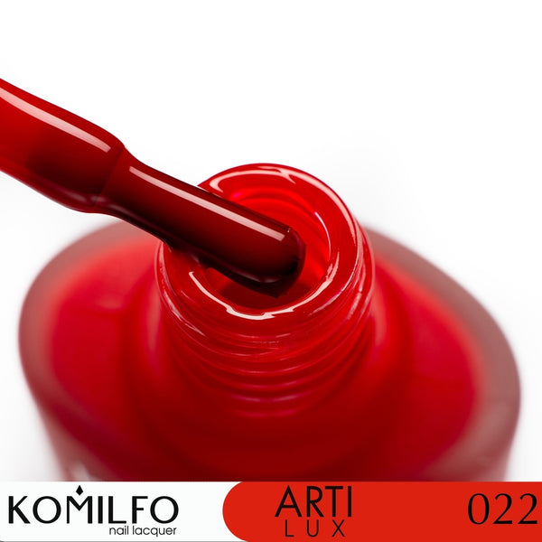KOMILFO ARTILUX 022 ЗВИЧАЙНИЙ ЛАК ДЛЯ НІГТІВ (НЕ ГЕЛЬ) (CLASSIC RED, ЕМАЛЬ), 8 МЛ 222022