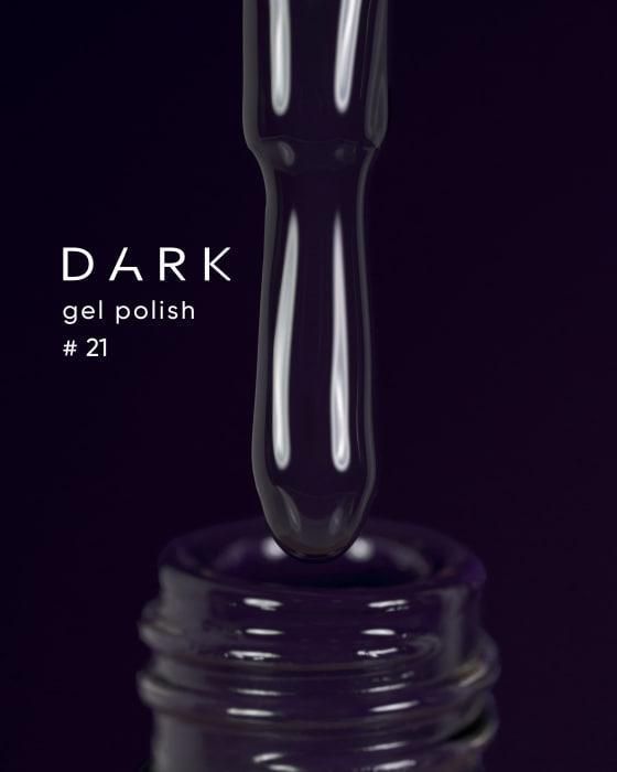 Dark gel polish  21, 6/10 ml