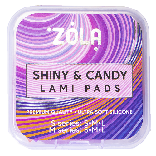 СИЛІКОНОВІ ПОДУШКИ ДЛЯ ЛАМІНУВАННЯ ZOLA SHINY &amp; CANDY (СЕРІЯ S -S, M, L, СЕРІЯ M -S, M, L) 05126