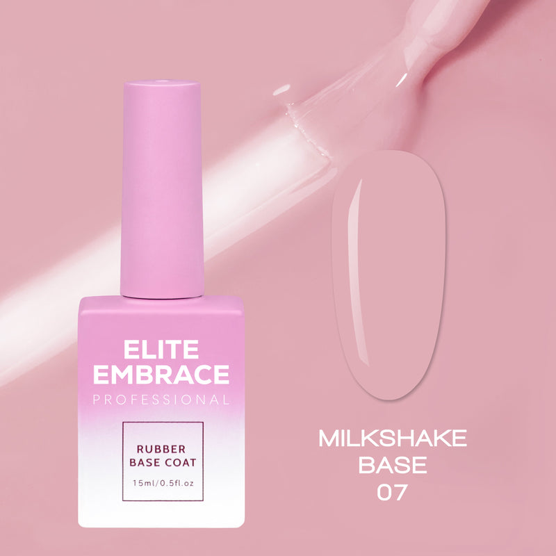 Elite Embrace Professional - Gel Nails 37pcs Set (Glitter Tops, Heart Tops, Camouflage Nude Tops, Bubble Collection & Milkshake Bases)