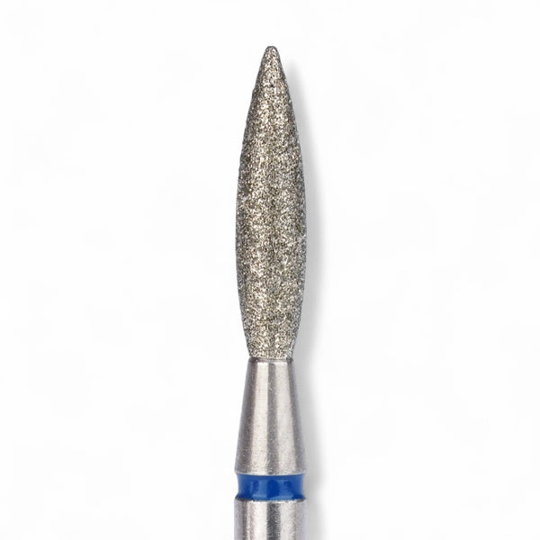 Elite Embrace Professional 2.3*10 mm Flame Nail Drill Bit Blue