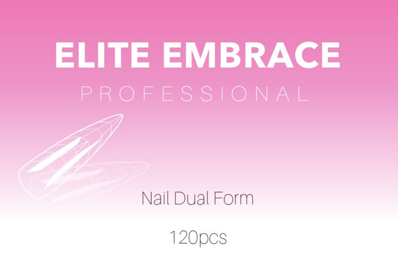 Elite Embrace Dual (Top) Nail Forms – Reusable Upper Forms for Nail Extensions