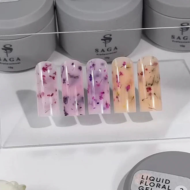Saga Liquid Floral Gel №02 15 ML