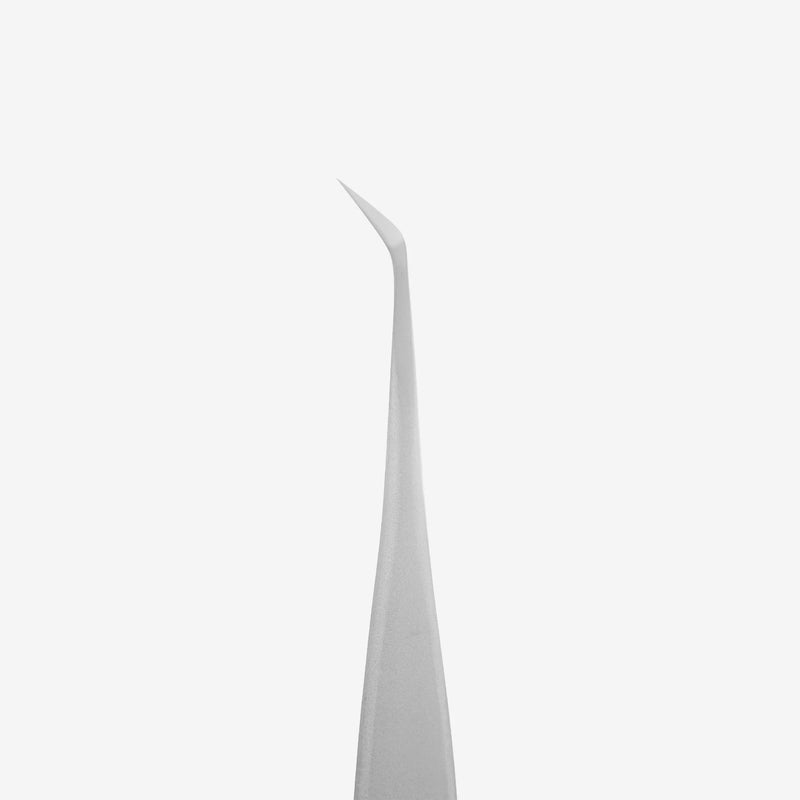 Staleks Pro Expert 40 Type 1 Professional Eyelash Tweezers Curved L-Shaped 50' TE-40/1
