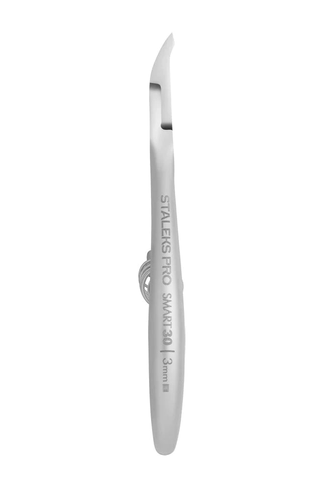 STALEKS PRO SMART 30 PROFESSIONAL SPRING CUTICLE NIPPERS 1/4 JAW 0.12 INCH 3 MM NS-30-3