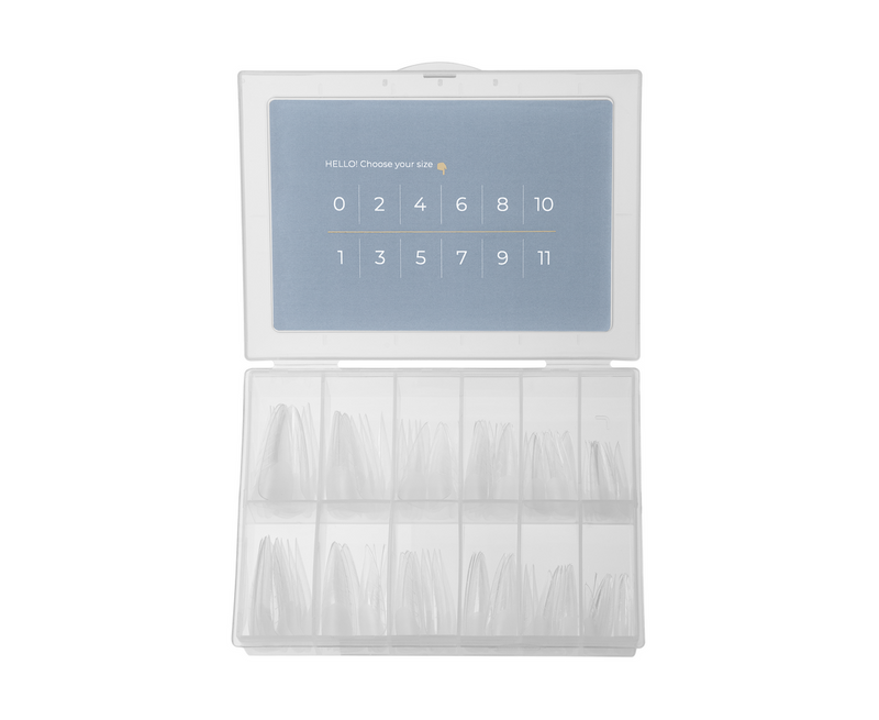 HEYLOVE. Top nail forms Stiletto 120 pcs HL-NF-005