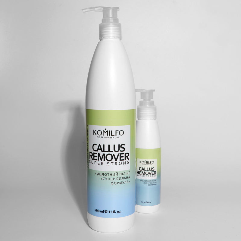 KOMILFO CALLUS REMOVER “SUPER STRONG FORMULA” – PEELING FOR PEDICURE, 250 ML 121002