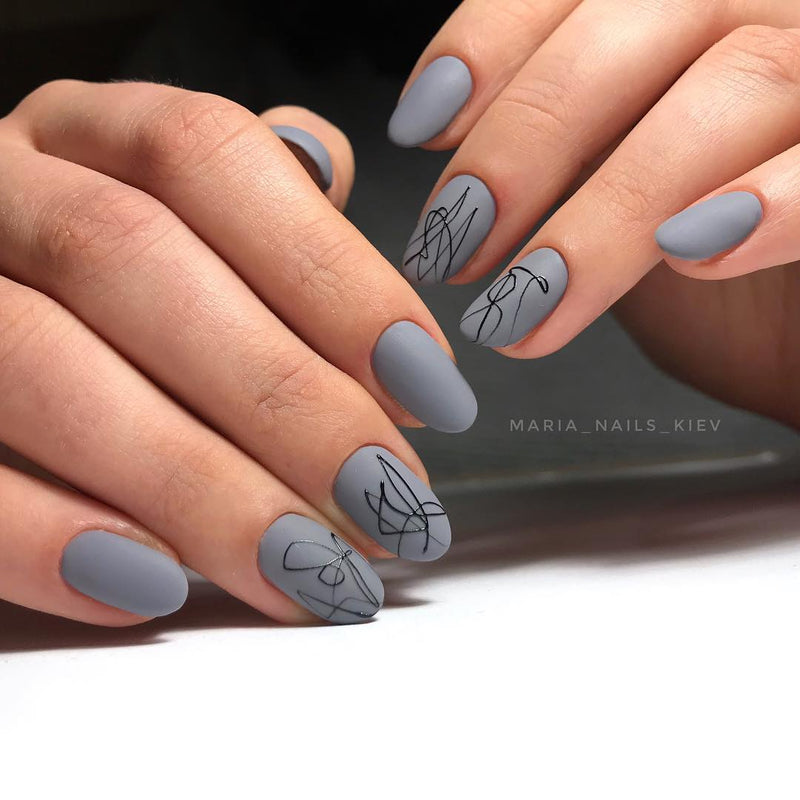 KOMILFO GEL POLISH DELUXE SERIES DUSK COLLECTION D292 (LIGHT GRAY, ENAMEL), 8 ML 111292