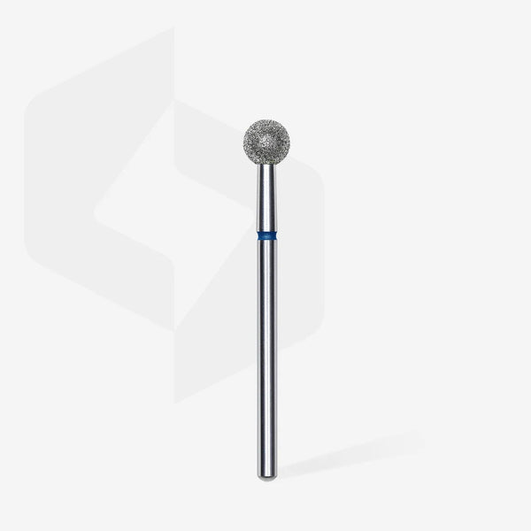 STALEKS EXPERT Diamond nail drill bit ball blue, head diameter 5 mm