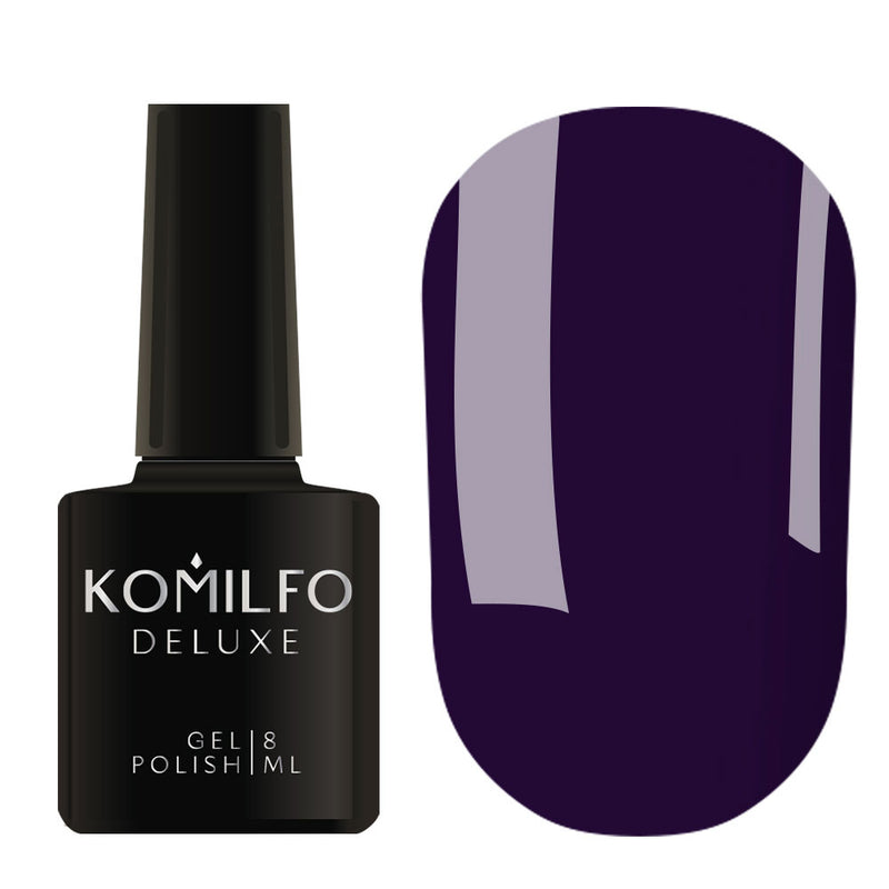 ГЕЛЬ-ЛАК KOMILFO DELUXE SERIES D222 (ФИОЛЕТОВО-СИНИЙ, ЭМАЛЬ), 8 МЛ