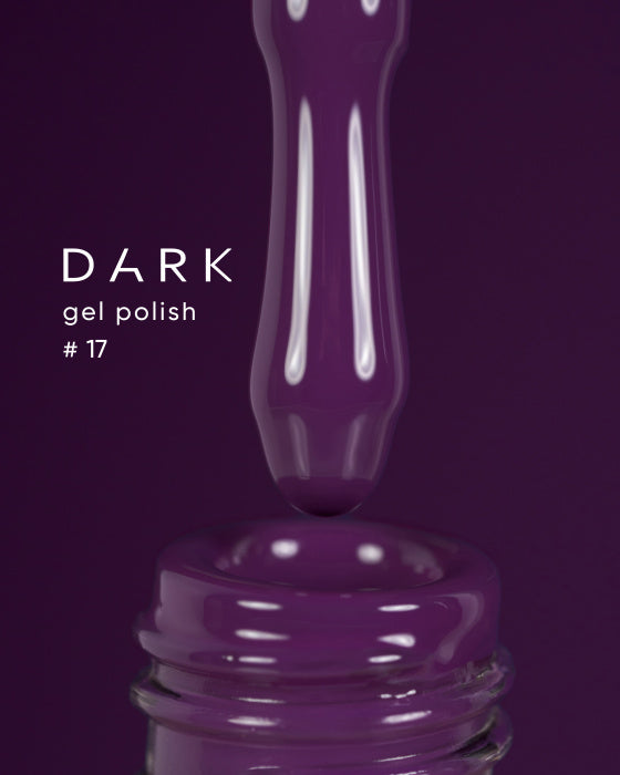 Dark gel polish 17, 10 ml