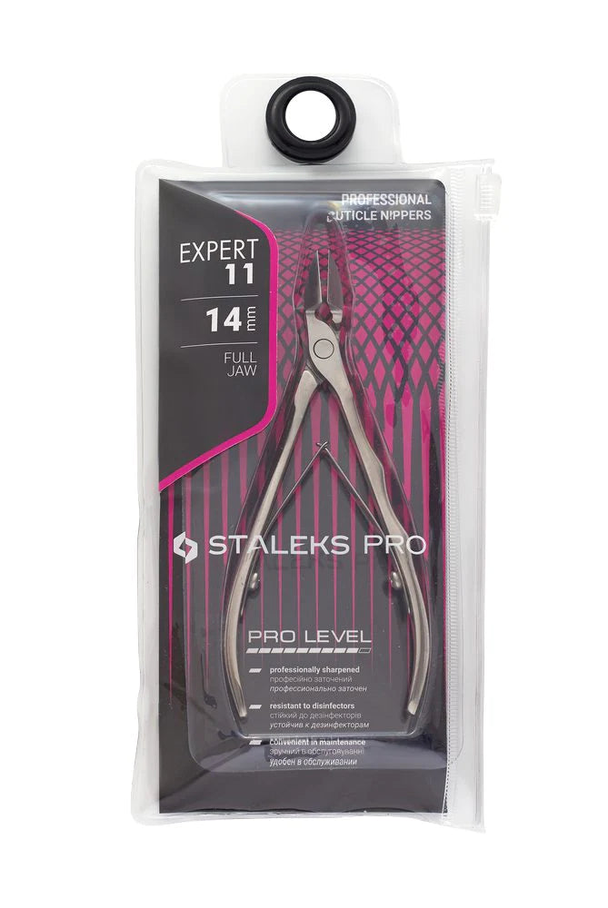 STALEKS PRO EXPERT 11 ПРОФЕССИОНАЛЬНЫЕ ЩИПЦЫ ДЛЯ КУТИКУЛЫ 14 ММ NE-11-14