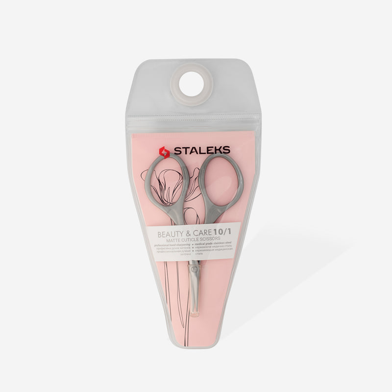 Matte cuticle scissors Staleks Beauty & Care 10 Type 1 SBC-10/1