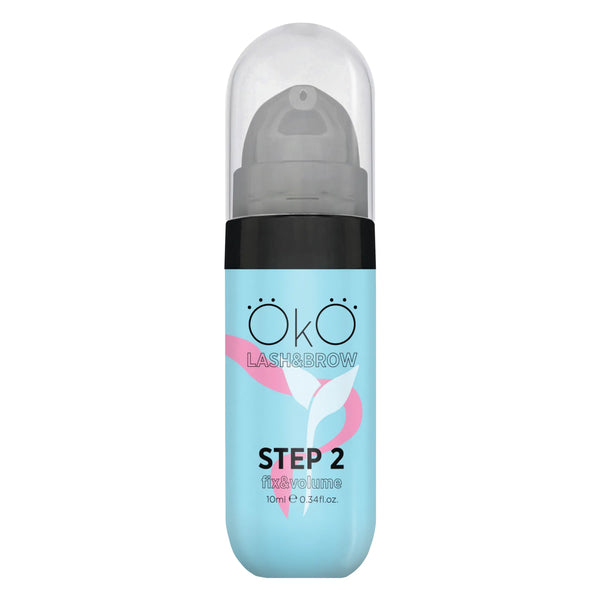 OKO STEP 2 FIX & VOLUME Eyelash and Eyebrow Lamination Composition, 10 ml okostep2b