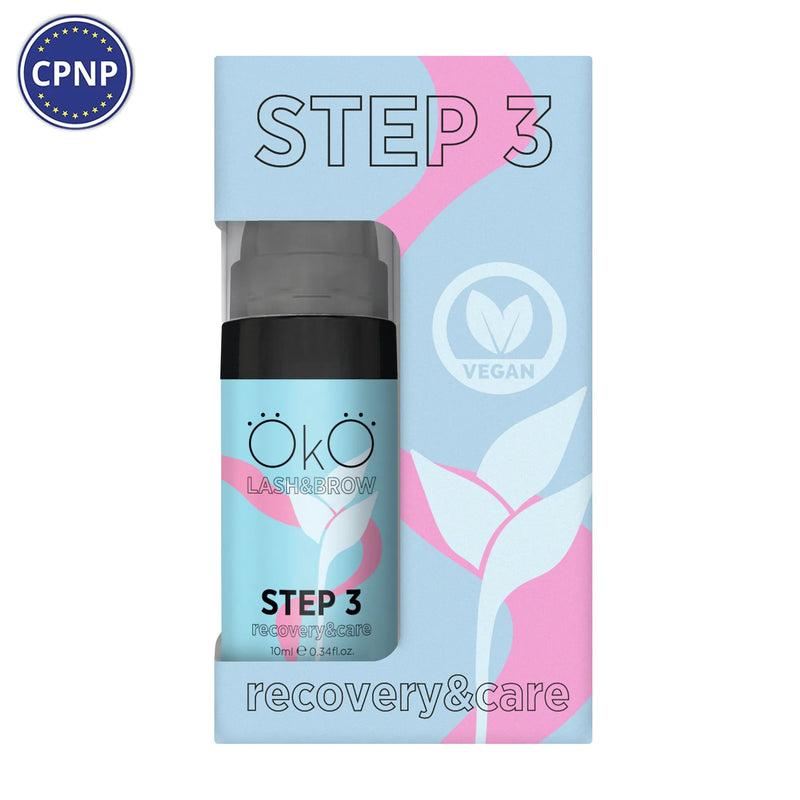 OKO STEP 3 CARE &amp; RECOVERY Состав для ламинирования ресниц и бровей, 10 мл okostep3b