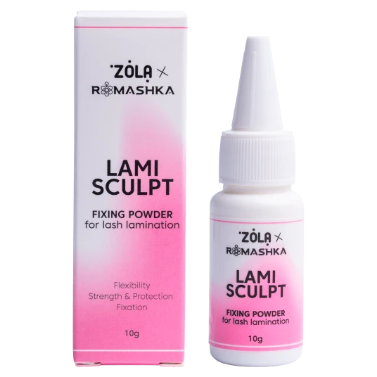 ZOLA x Romashka Fixing powder for lash lamination LamiSculpt 10 g