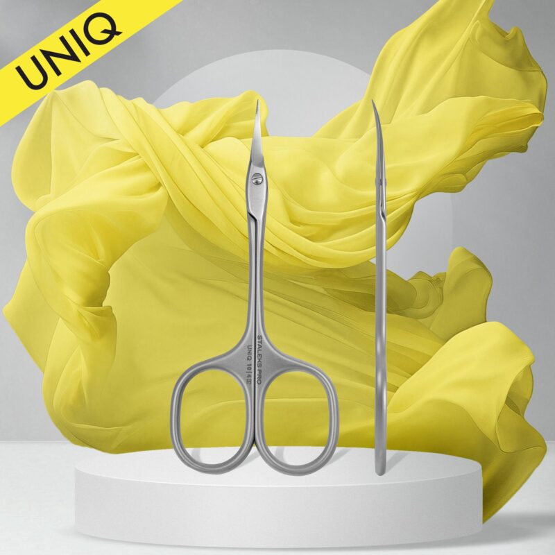 STALEKS Professional cuticle scissors “Ballerina” UNIQ 10 TYPE 4  SQ-10/4