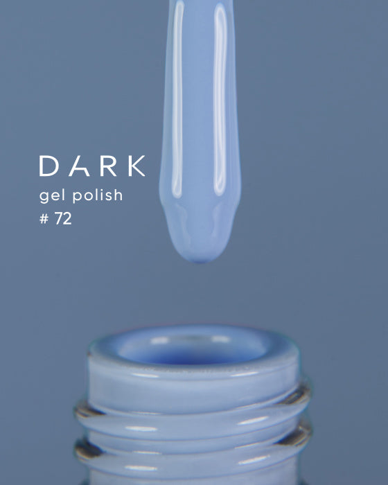 Dark gel polish  72, 10 ml