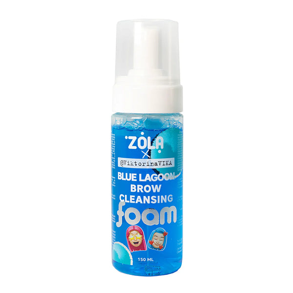 Очищающая пенка для бровей Zola Blue Lagoon от Викторины Вика, 150 мл 04830