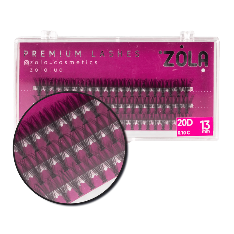 Zola Bunches Eyelashes 20D, 13 mm 05342