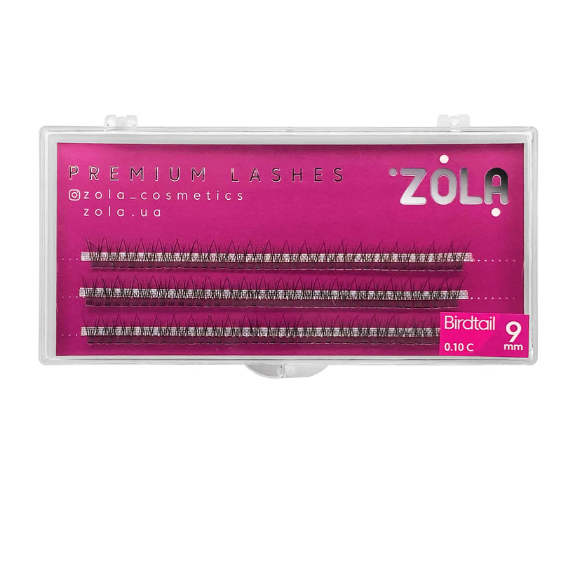 Ресницы Zola Bunches Birdtail 9 мм 05352