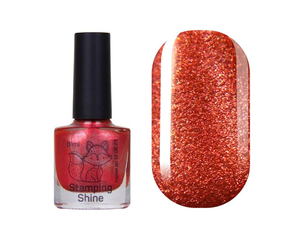 Varnish for stamping SAGA shine No. 8, 8 ml