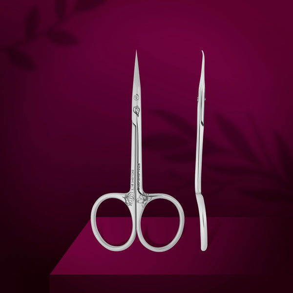 Professional cuticle scissors Staleks Pro Exclusive 21 Type 1 (Magnolia) SX-21/1m