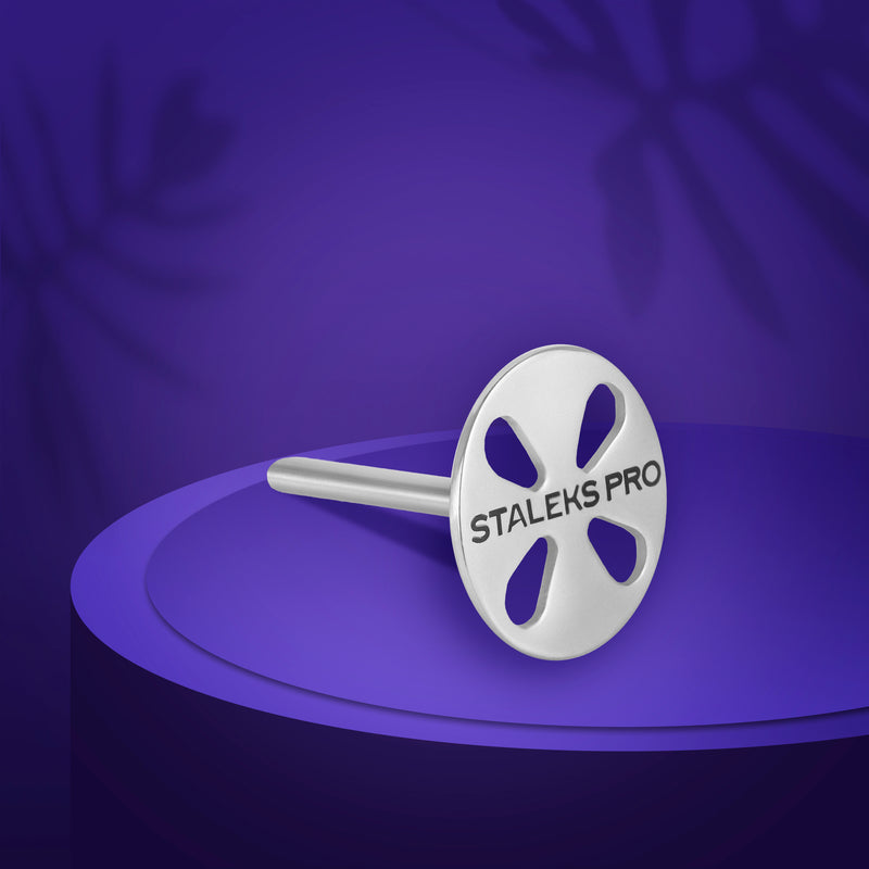 STALEKS Pedicure disc Pododisc Staleks Pro L and set of disposable file 180 grit 5 pc (25 mm) PDset-25