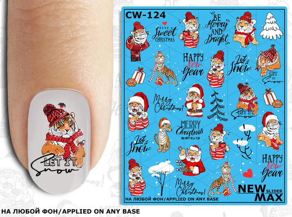 Newmaxpro Slider design for Manicure CW-124
